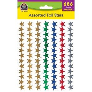 Assorted Foil Stars