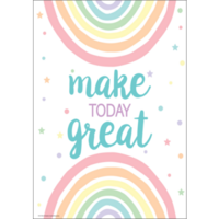 Pastel Pop Make Today Great Poster