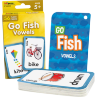 Go Fish Vowels Flash Cards