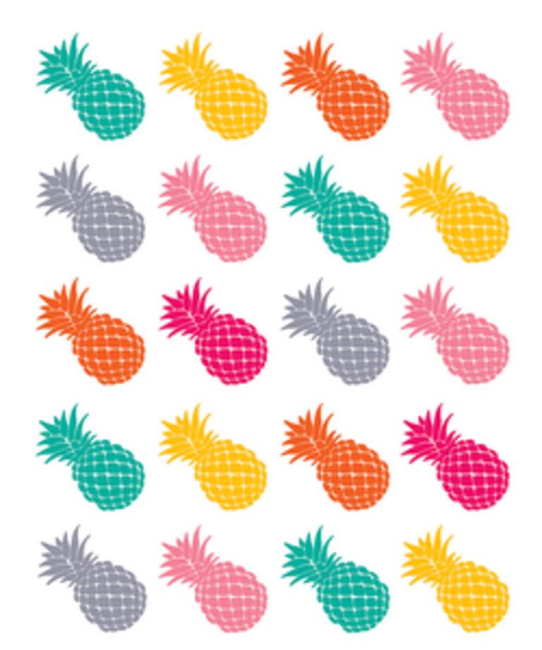 Tropical Punch Pineapples Stickers