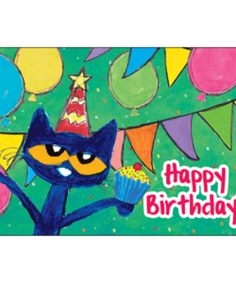 Pete the Cat Happy Birthday Postcards