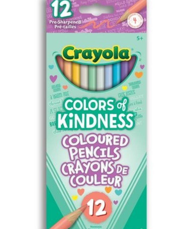 Crayola Colors of Kindness Pencil Crayons 12ct