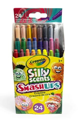 Crayola Silly Scents Smashups Twistable Crayons 24pk