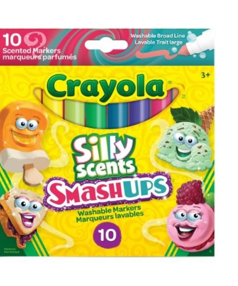Crayola Silly Scents Smashups Broad Markers 10pk