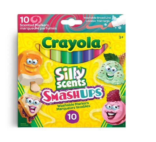 Crayola Silly Scents Smashups Broad Markers 10pk