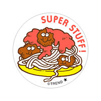 Retro Stinky Sticker-Spaghetti