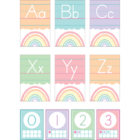 Pastel Pop Alphabet Bulletin Board