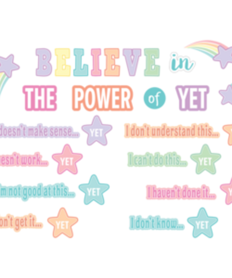 Pastel Pop Believe in the Power Mini Bulletin Board