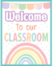 Pastel and Pop Welcome to Our Classroom Chart