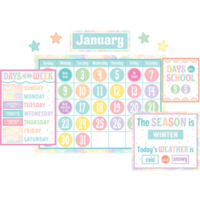 Pastel Pop Calendar Bulletin Board