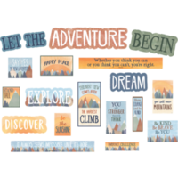 Moving Mountains Let the Adventure Begin Mini Bulletin Board
