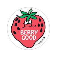 Retro Stinky Sticker-Strawberry