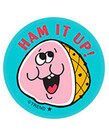 Retro Stinky Stickers-Ham
