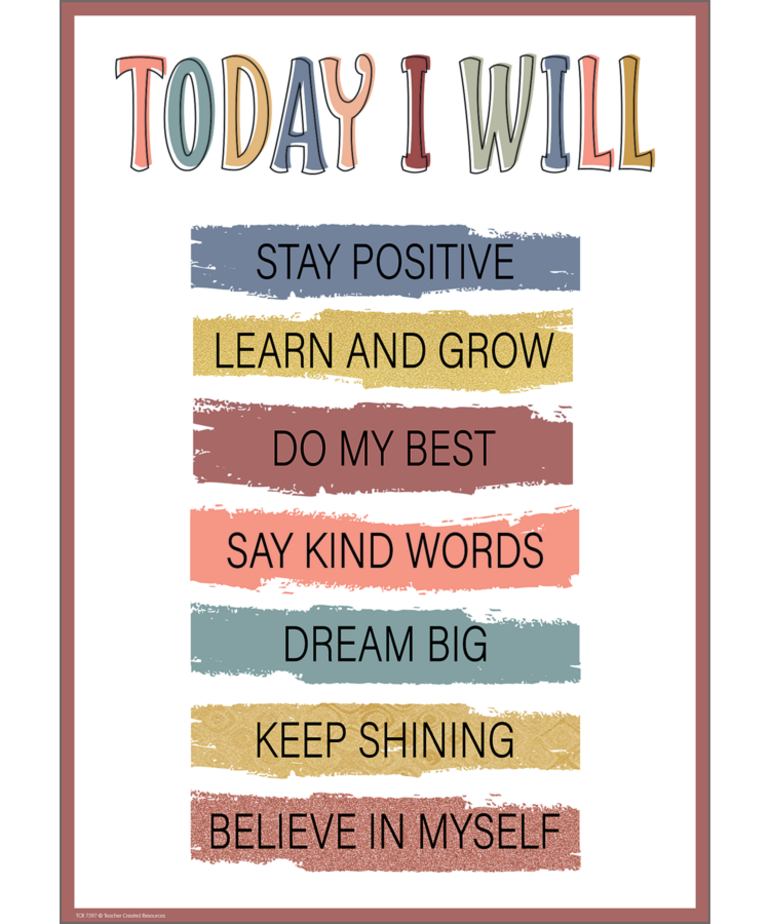 Wonderfully Wild Today I Will Poster