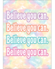 Pastel Pop Believe You Can Poster