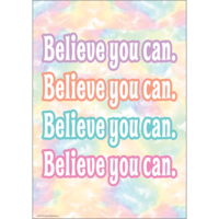 Pastel Pop Believe You Can Poster