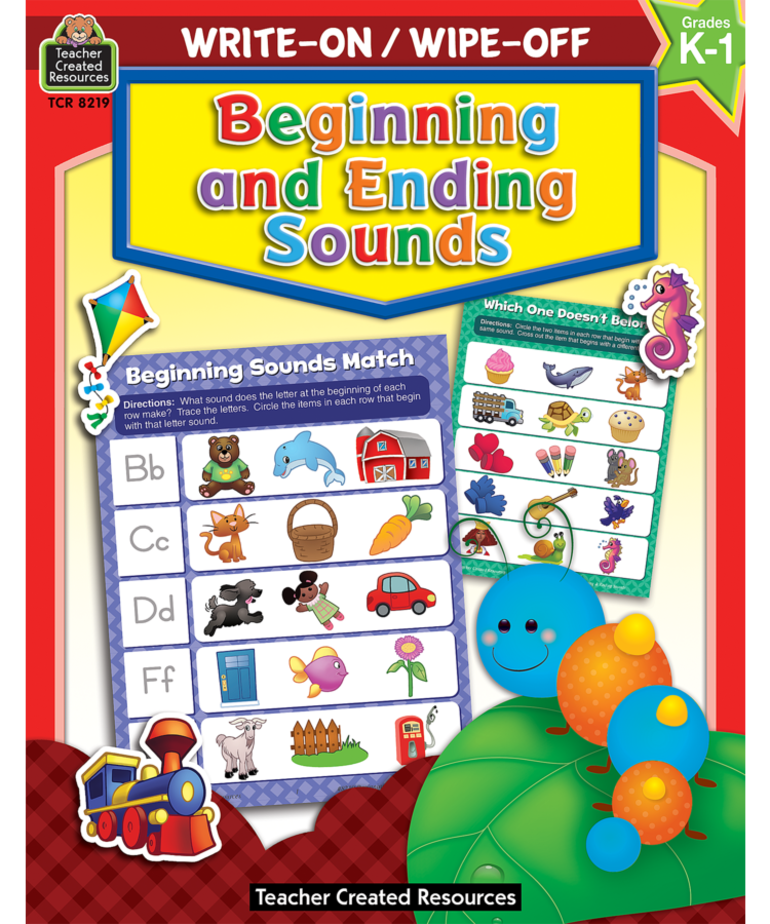 Write On/Wipe Off Beginning and Ending Sounds
