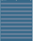 Slate Blue 10 Pocket Chart