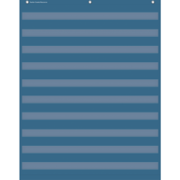 Slate Blue 10 Pocket Chart