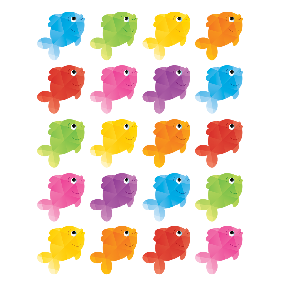 Colorful Fish Stickers