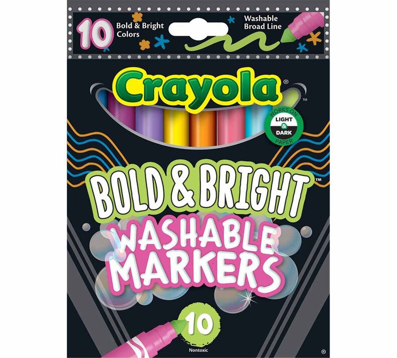 Crayola Bold & Bright 10 ct markers