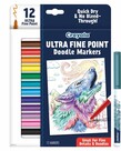 Crayola Ultra Fine Doodle Markers 12 ct