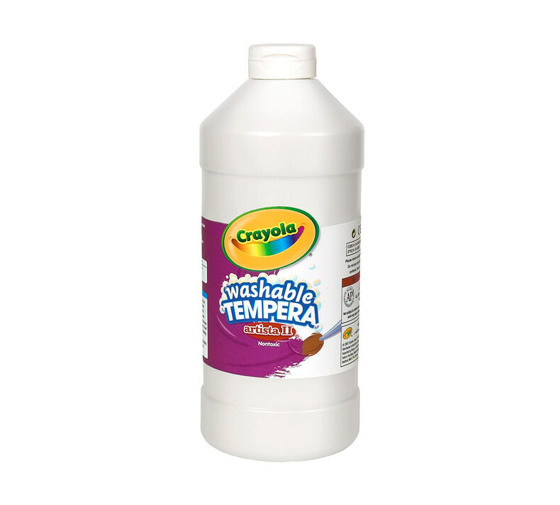 Crayola Washable Tempera Paint 32oz-White