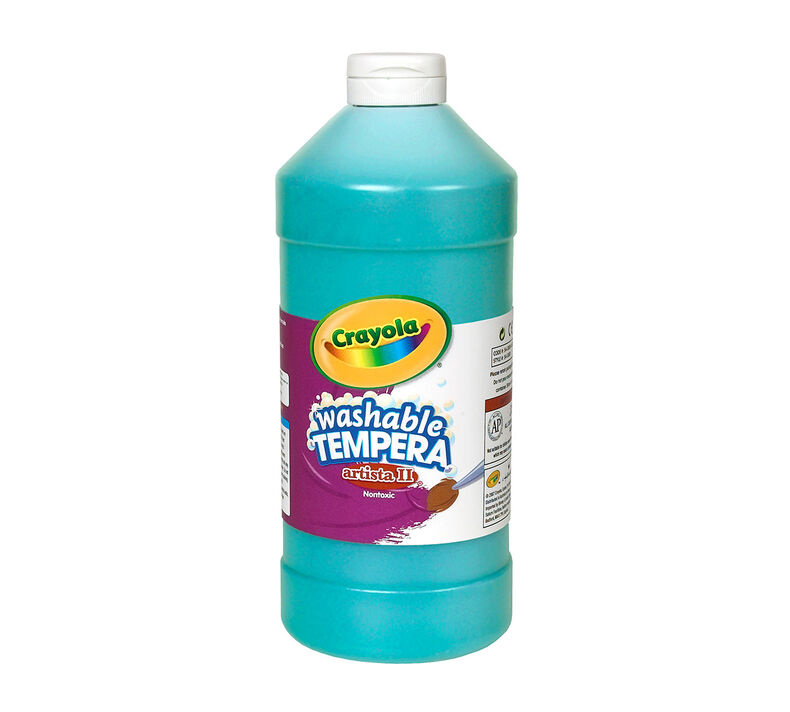 Crayola Washable Tempera Paint 32oz-Turquoise