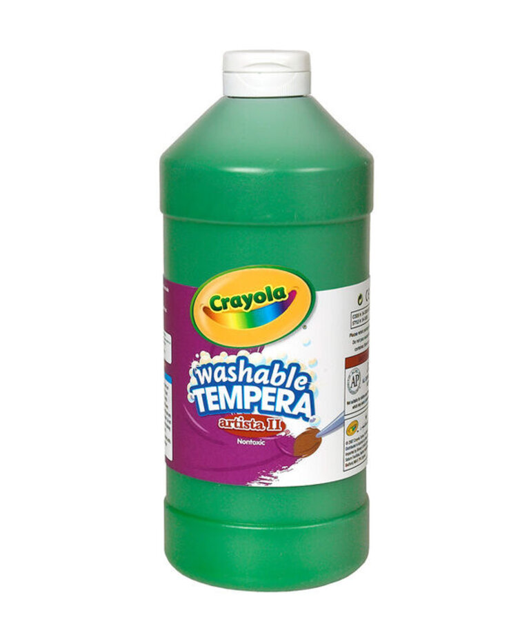 Crayola Washable Tempera Paint 32oz-Green