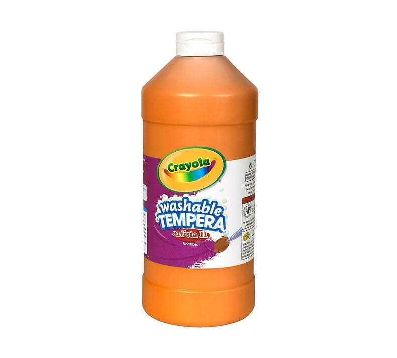 Crayola Washable Tempera Paint 32oz-Orange