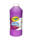 Crayola Washable Tempera Paint 32oz-Violet