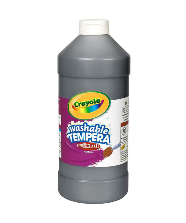 Crayola Washable Tempera Paint 32oz-Black