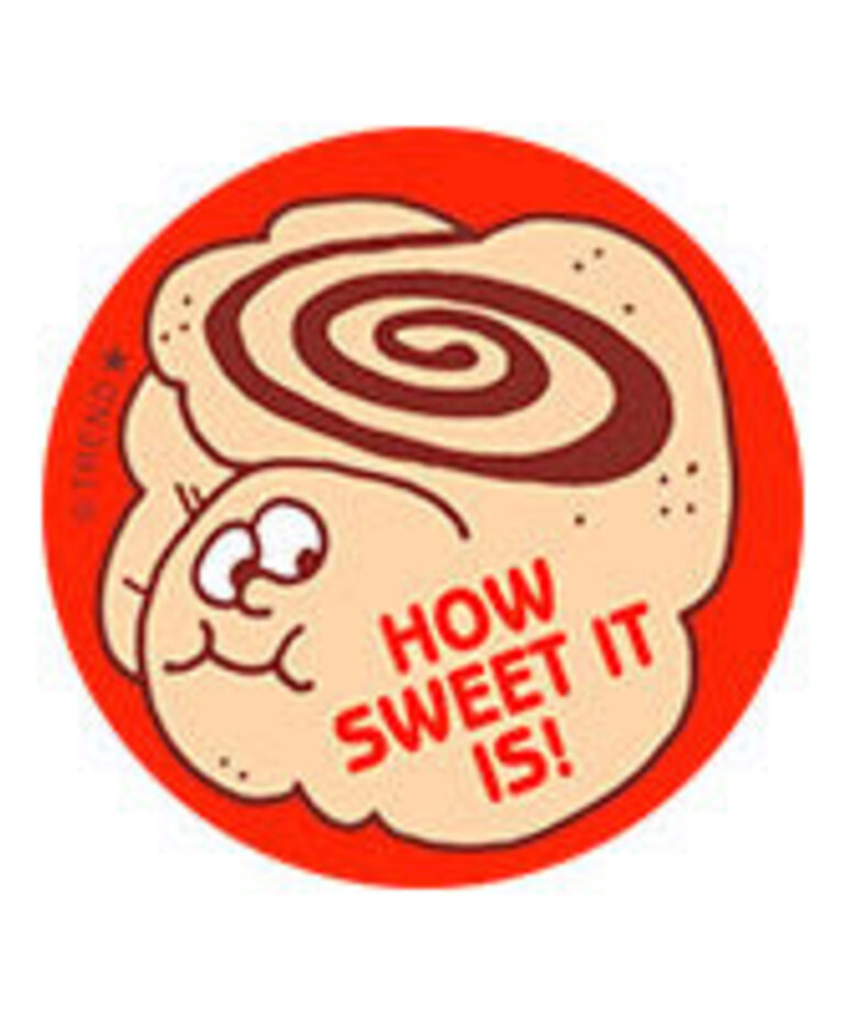 Retro Stinky Sticker- Cinnamon Bun