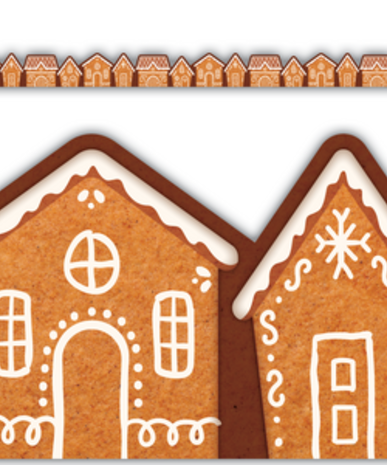 Gingerbread Houses Die Cut Border