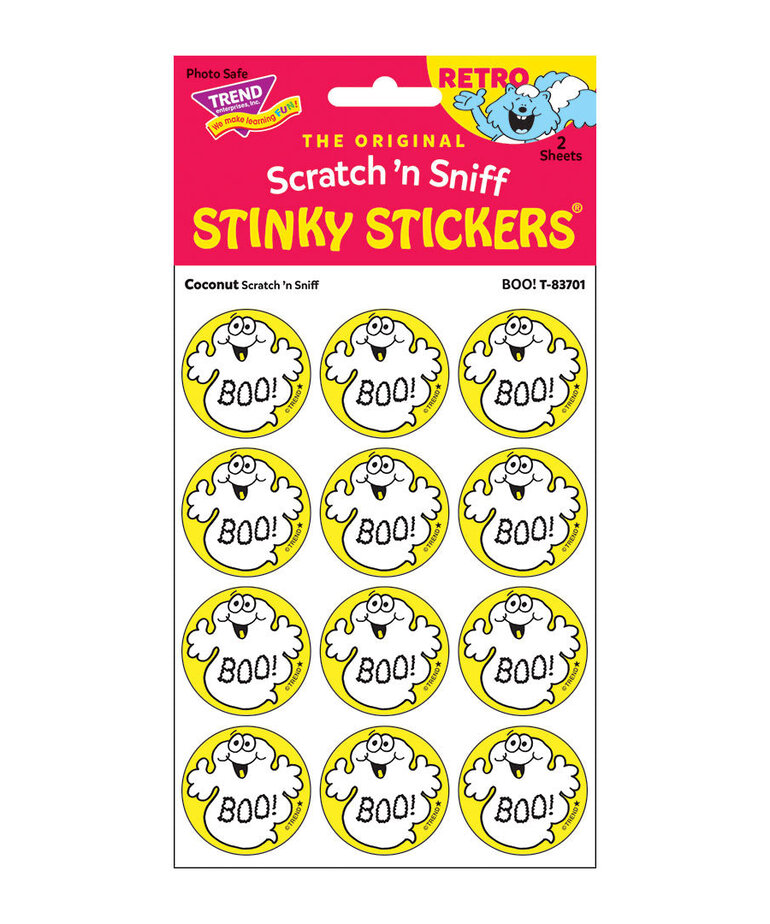 Retro Stinky Stickers-Coconut