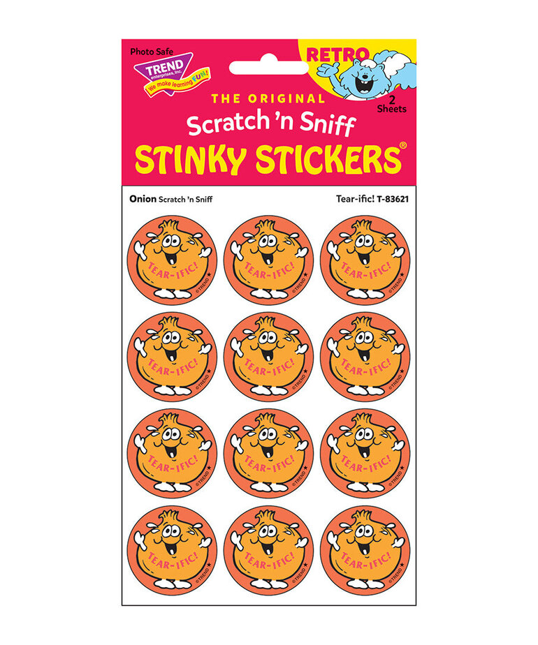 Retro Stinky Stickers-Onion