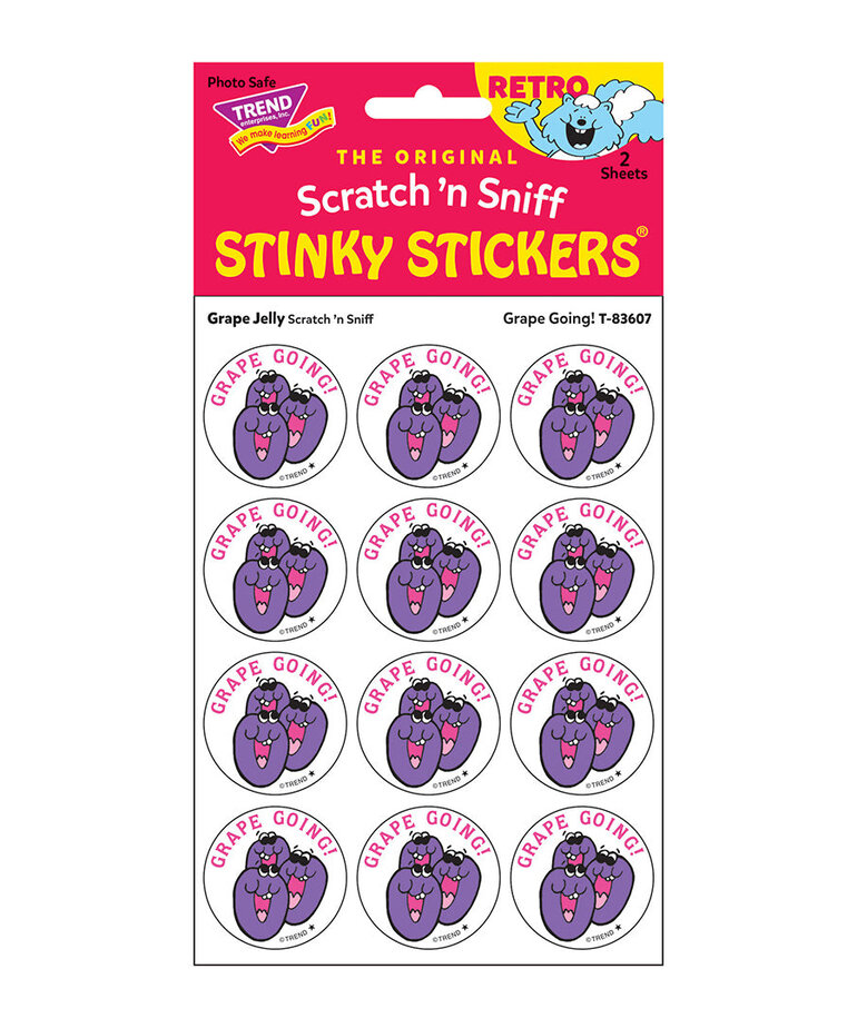 Retro Stinky Sticker-Grape Jelly