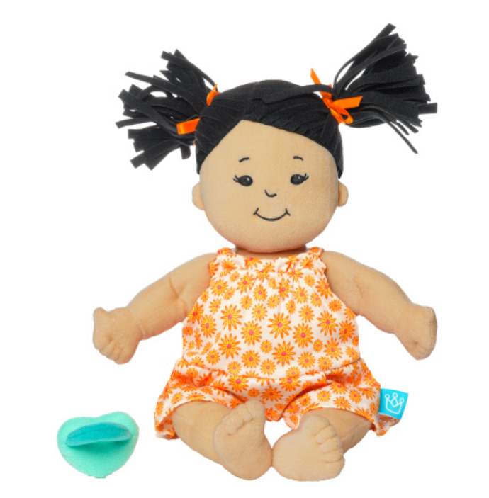 Baby Doll, Baby Stella Brunette Nurturing Soft Doll By Manhattan Toy