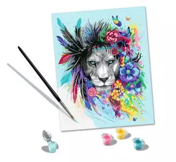 Paint by Number Boho Lion