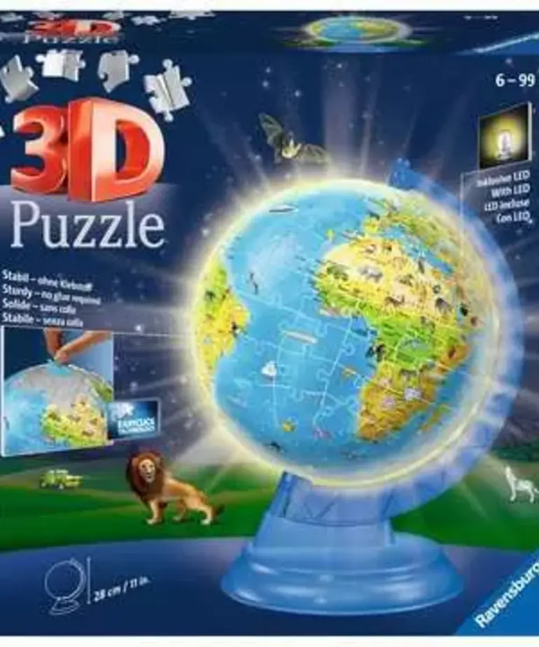 Ravensburger Children's LED 3D Puzzle Globe