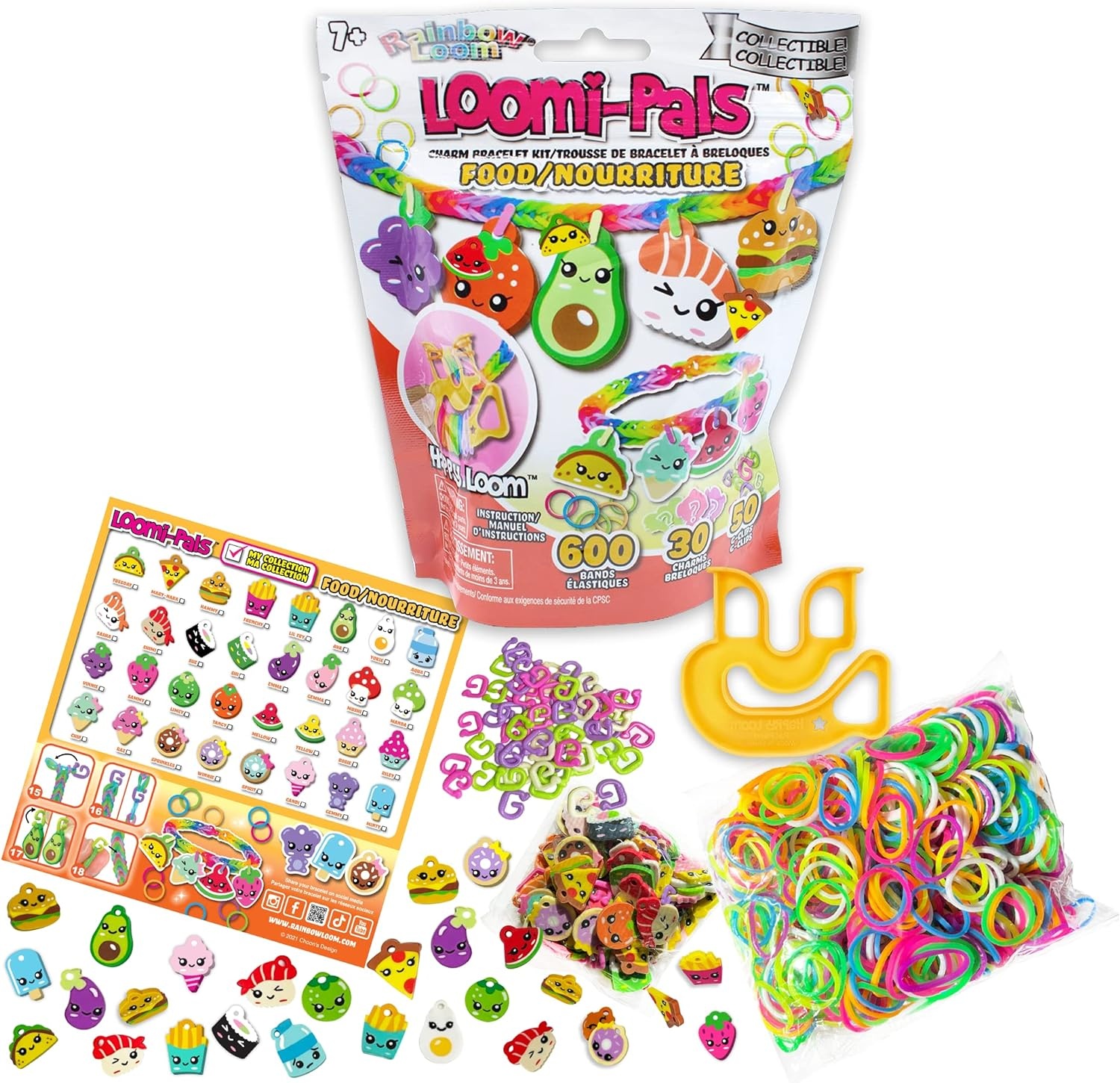 Rainbow Loom Loomi-Pals- Food