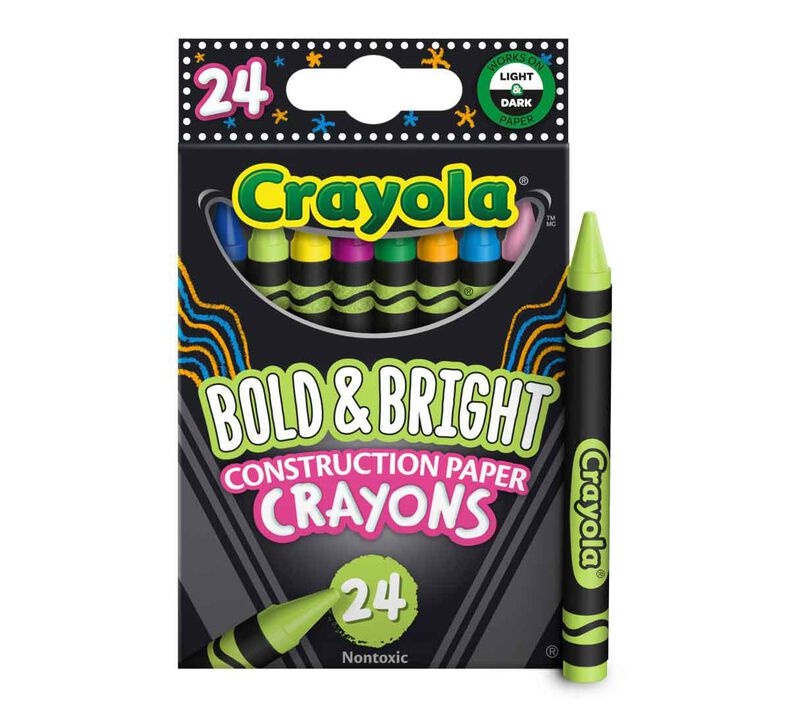 Bold & Bright Crayons 24ct