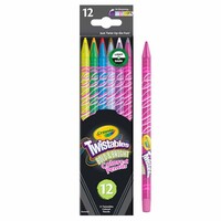 Crayola Twistables 12 ct Bold & Bright Colouring Pencils