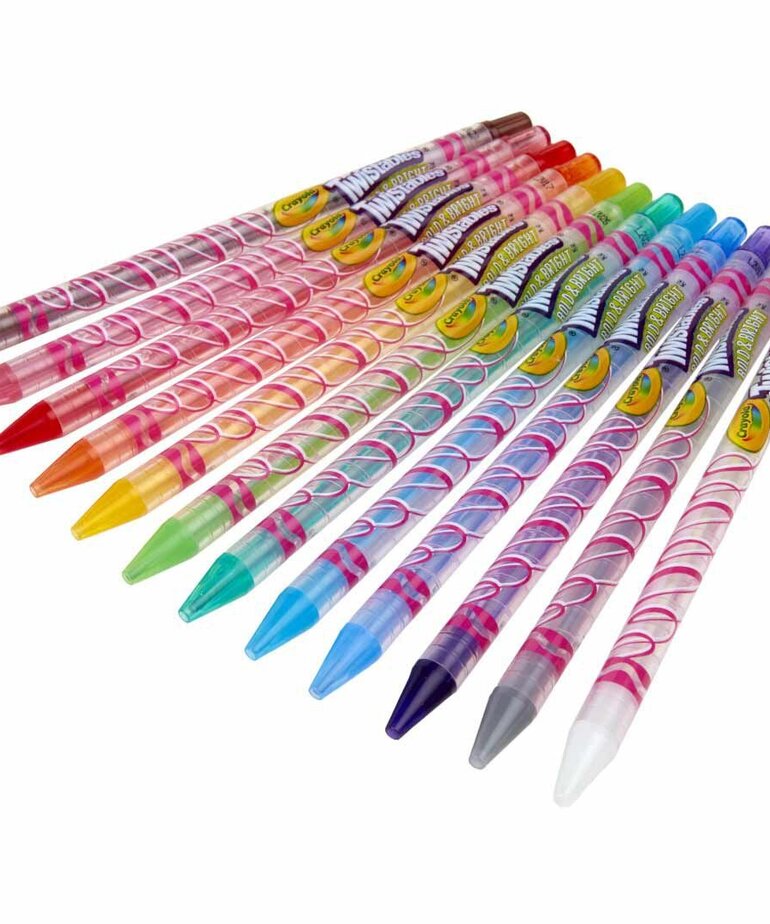 Crayola Twistables 12 ct Bold & Bright Colouring Pencils