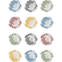 Classroom Cottage Rosettes Mini Accent
