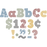 Classroom Cottage 4" Bold Block Letters