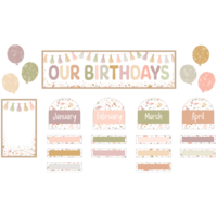 Terrazzo Tones Happy Birthday Mini Bulletin Board