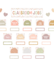 Terrazzo Tones Classroom Jobs Mini Bulletin Board