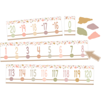 Terrazzo Tones Number Line Bulletin Board