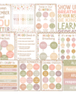 Terrazzo Tones Positive Practices Small Poster Set